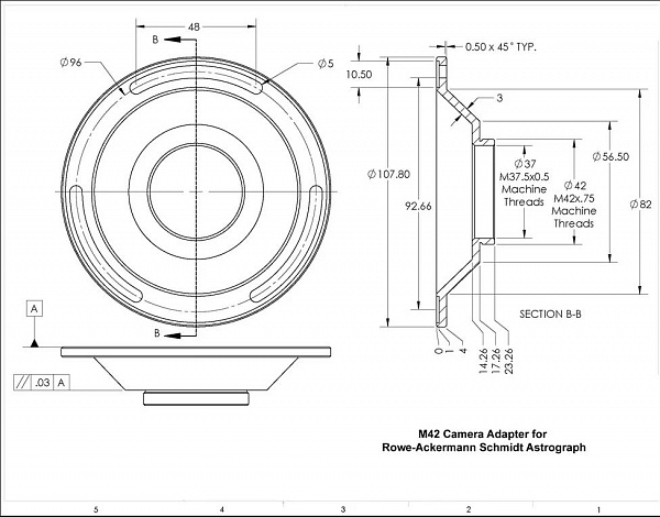 Телескоп Celestron 11" f/2,2 RASA Rowe-Ackermann Schmidt Astrograph (V2) (только труба)
